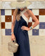 Sienna | Elegant Open-Back Dress with Stylish Crossover Neckline
