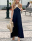 Sienna | Elegant Open-Back Dress with Stylish Crossover Neckline