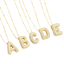 BubbleNote™ | Gold Letter Initial Necklace Set