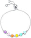 Sterling Silver Paw Print Bracelet – Adjustable Fit