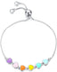 Sterling Silver Paw Print Bracelet – Adjustable Fit