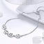 Sterling Silver Paw Print Bracelet – Adjustable Fit