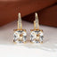 Mystica™ | Gold Stone Hoop Earrings