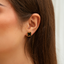 Full moon studs (black)