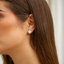 Full moon studs (black)