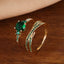 Elegant Rings made of Green Gold