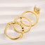 Jaily™ | Gold 3PC Wedding Ring Set