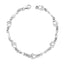 Limited Edition Pure Silver Dog Paw and Bone Charms Bracelet