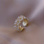 Luxurious Pearl Ring in Gold Color