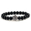 Beaded Paw Bracelet – Natural Stone Design