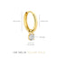 Larmes™ | Gold Stone Earrings Set