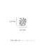 Larmes™ | Gold Stone Earrings Set