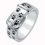 Cute and Stylish Dog-Inspired Collar Ring