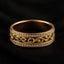 Bright Hollow Golden Color Ring with Zirconia