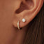 Brillane™ | Gold Stone Earrings Set