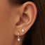 Larmes™ | Gold Stone Earrings Set