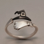 Adjustable Silver Witch Hat Ring