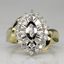 Crystal Gold Shiny Ring