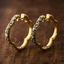 Irregular Golden Vintage Rings