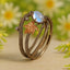 Nature Maple Moonstone Ring