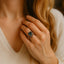 Nature Vine Green Crystal Ring