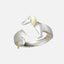 925 Sterling Silver Dachshund Ring – Adjustable Fit