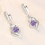 Gleam™ | Silver Zirconia Stud Earrings